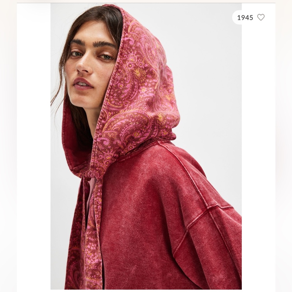 Free People Headscarf Hoodie